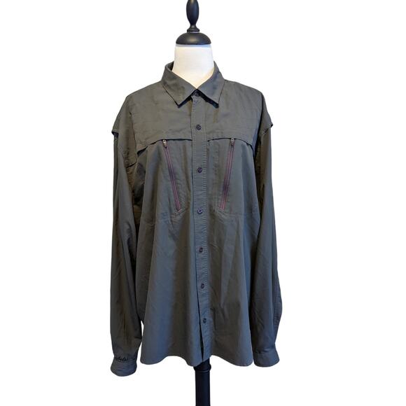 Cabela's 4Most UPF 30 Long Sleeve Fishing Shirt with Ventilation Size 2XL - Picture 1 of 5